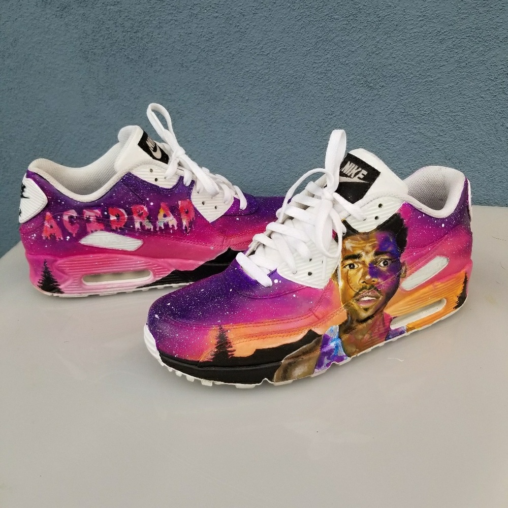 Custom Nike Air Max 90s IG@jayhordan - Picture 1 of 2